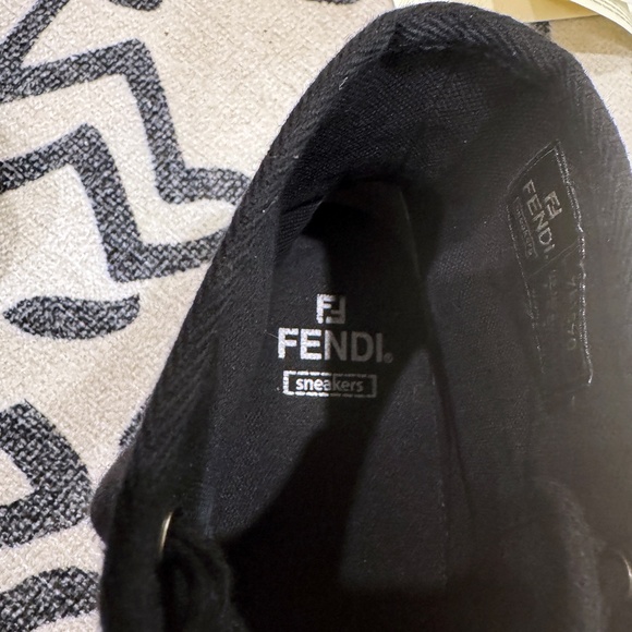 Fendi Domino Hi-Top Sneakers in FF Motif *Authentic* - Picture 6 of 10